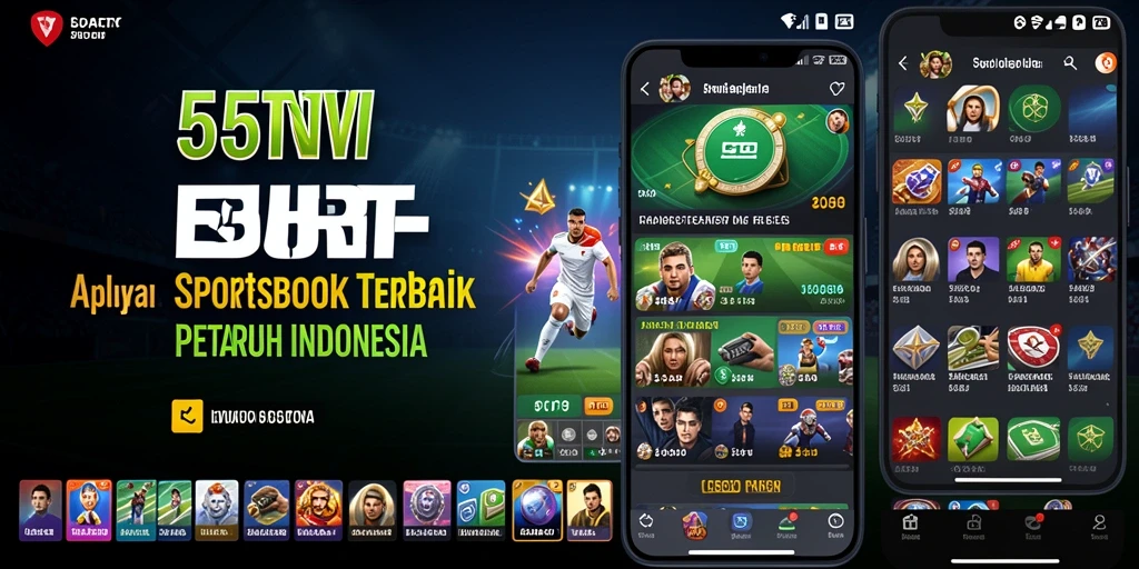 Tampilan antarmuka aplikasi 55RT yang menarik dan fungsional.