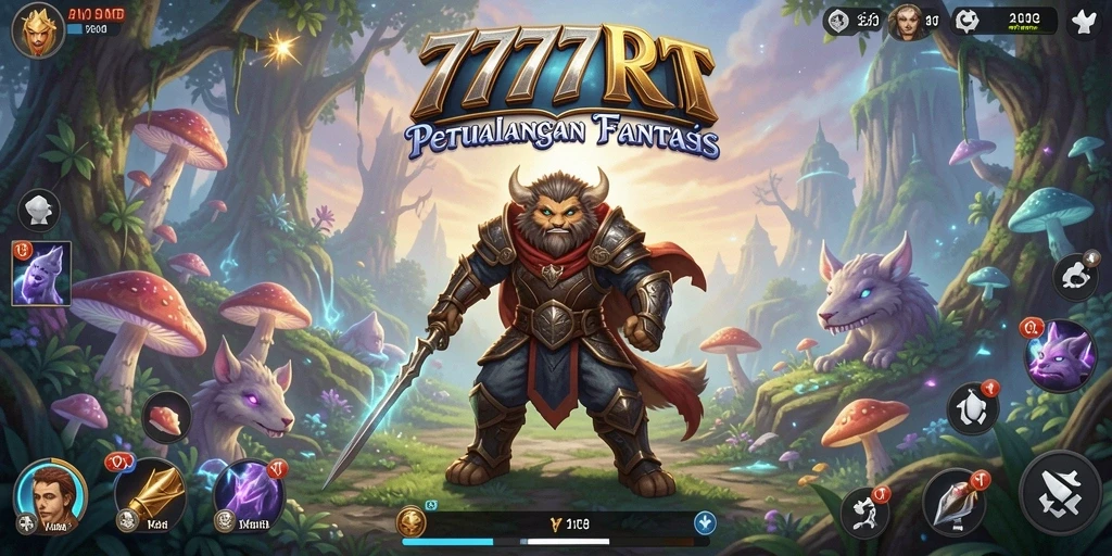 Tampilan gameplay 777RT yang menakjubkan dan penuh aksi.