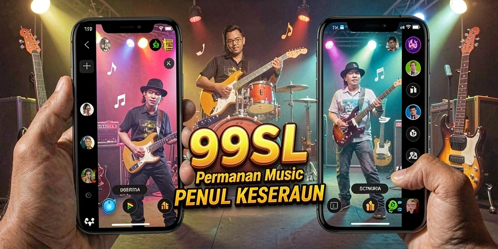 Gameplay seru di 99SL dengan berbagai tantangan musik.