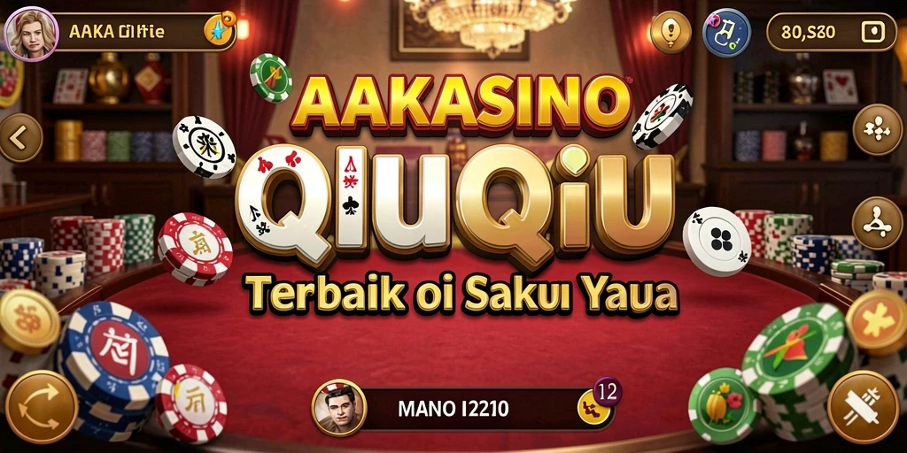 Screenshot AAKASINO menampilkan momen mendebarkan saat bermain QiuQiu.