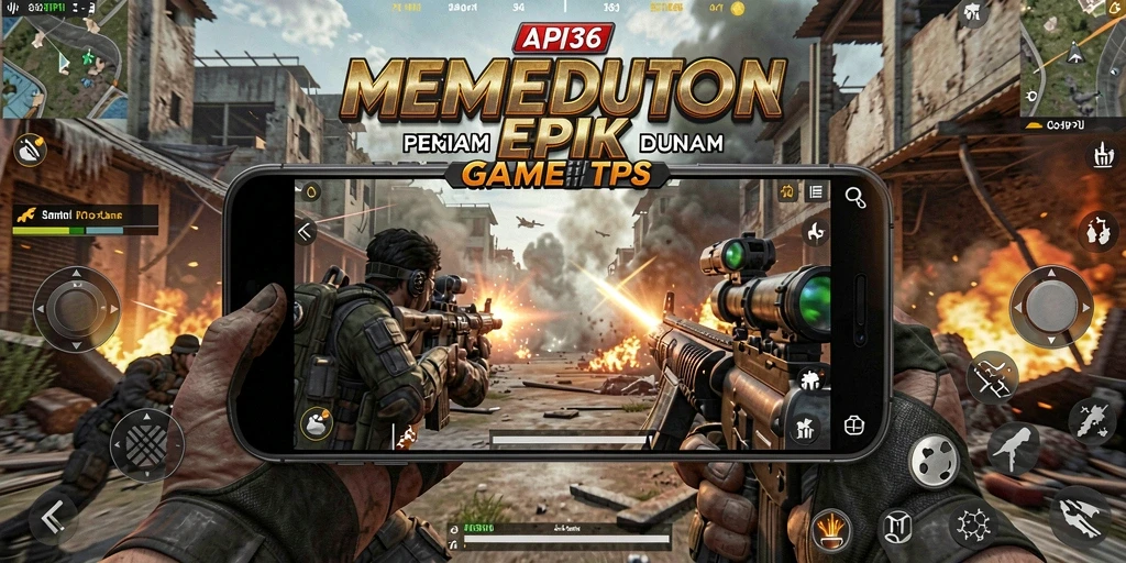 Screenshot menunjukkan aksi intens dari gameplay TPS API36.