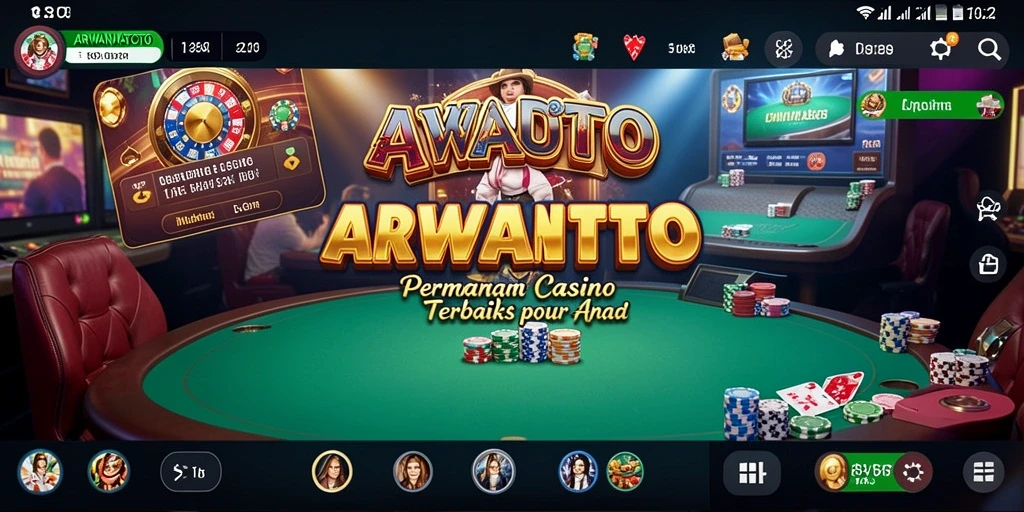 Tampilan gameplay Live Casino ARWANATOTO yang seru dan interaktif.