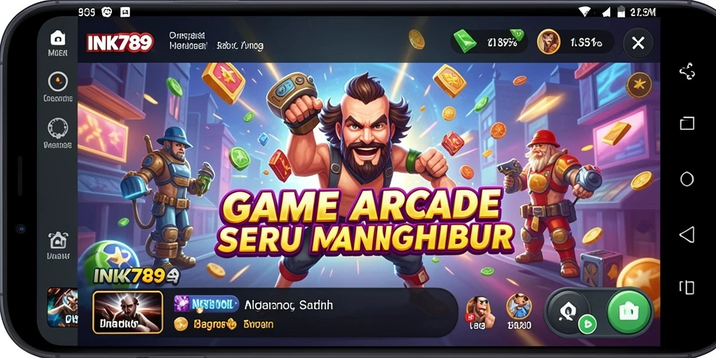 Tangkapan layar gameplay INK789 yang seru dan penuh warna.