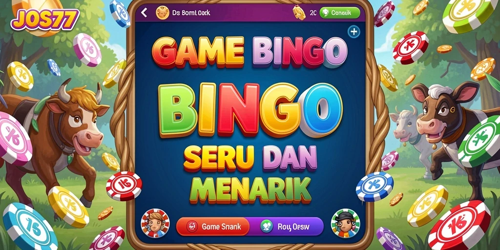Screenshot JOS77 menampilkan gameplay Bingo yang seru dan interaktif.