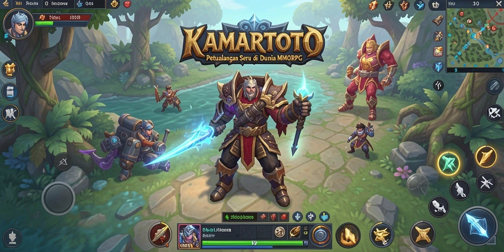 Tampilan gameplay KAMARTOTO yang menakjubkan dengan aksi seru dari para pemain.
