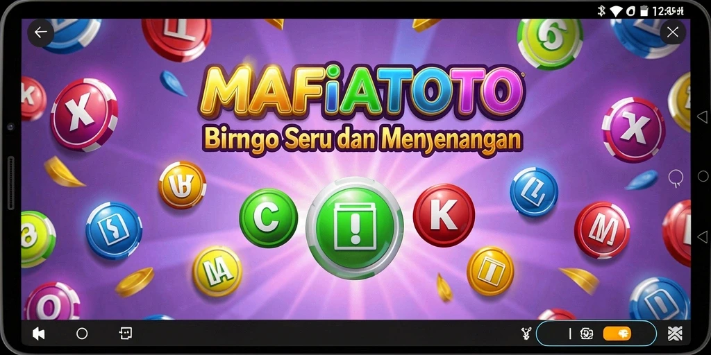 Tampilan gameplay seru di MAFIATOTO untuk permainan Bingo.