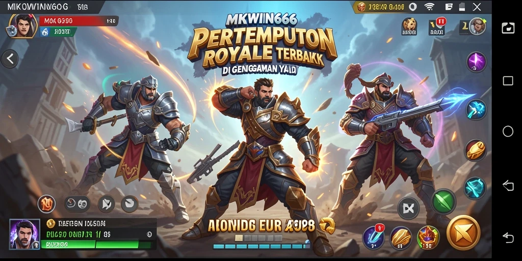 Gameplay seru MKWIN666 dalam pertarungan Battle Royale.