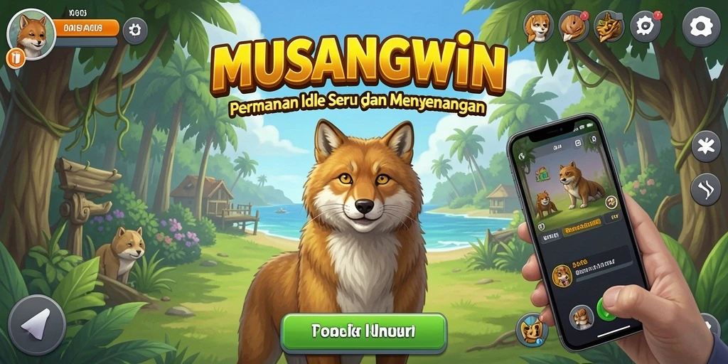 Screenshot gameplay MUSANGWIN yang memikat dengan grafis yang cerah.