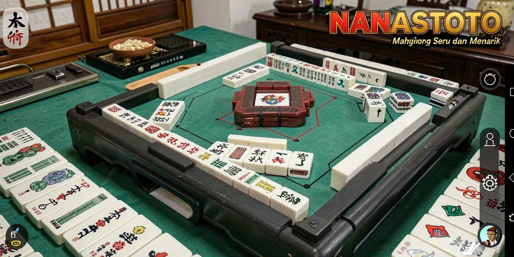 Tampilan gameplay NANASTOTO yang menarik dan menantang di dunia Mahjong.