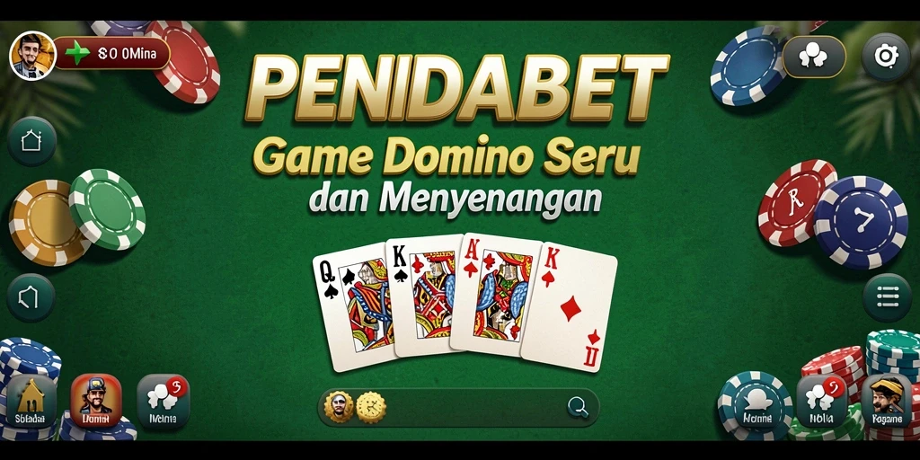 Screenshot gameplay PENIDABET menampilkan keseruan bermain Domino.