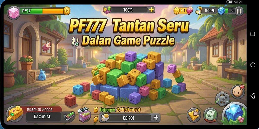 Gameplay Puzzle PF777 yang seru dan menantang.
