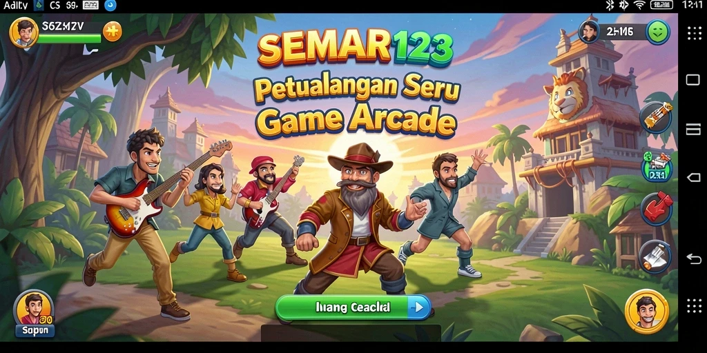 Tampilan gameplay seru di SEMAR123 dengan aksi arcade yang mendebarkan.