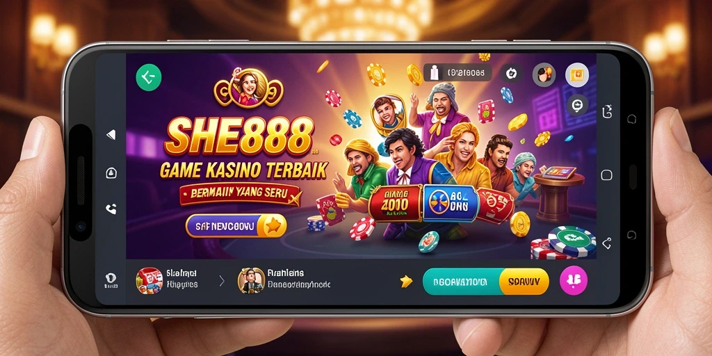 Screenshoot gameplay Kasino SHE888 dengan tampilan yang menarik dan interaktif.