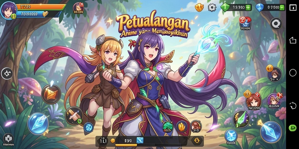 Tangkapan layar menunjukkan karakter anime dalam pertempuran yang mendebarkan.