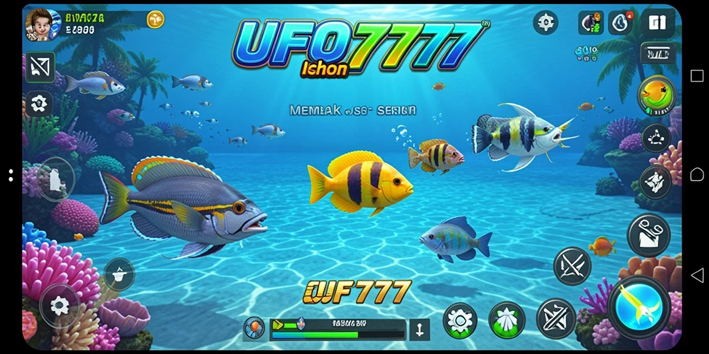 Tampilan gameplay menembak ikan yang seru di UFO777.