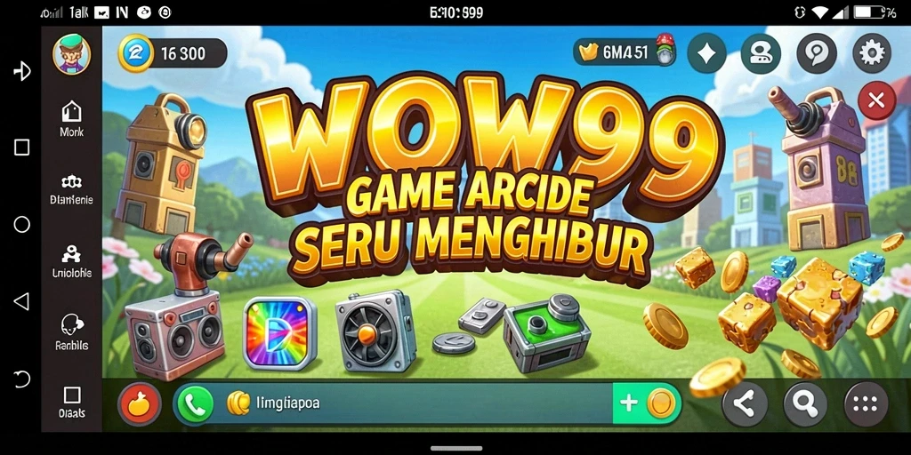 Tampilan gameplay seru WOW99 dengan grafis yang menggugah selera.